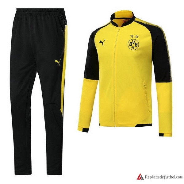 Chandal Borussia Dortmund 2017-2018 Negro Amarillo Marino